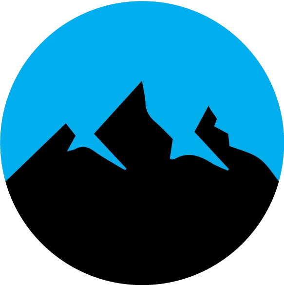 Pacific Crest Law logo - a black mountain outline with a blue sky in a circle